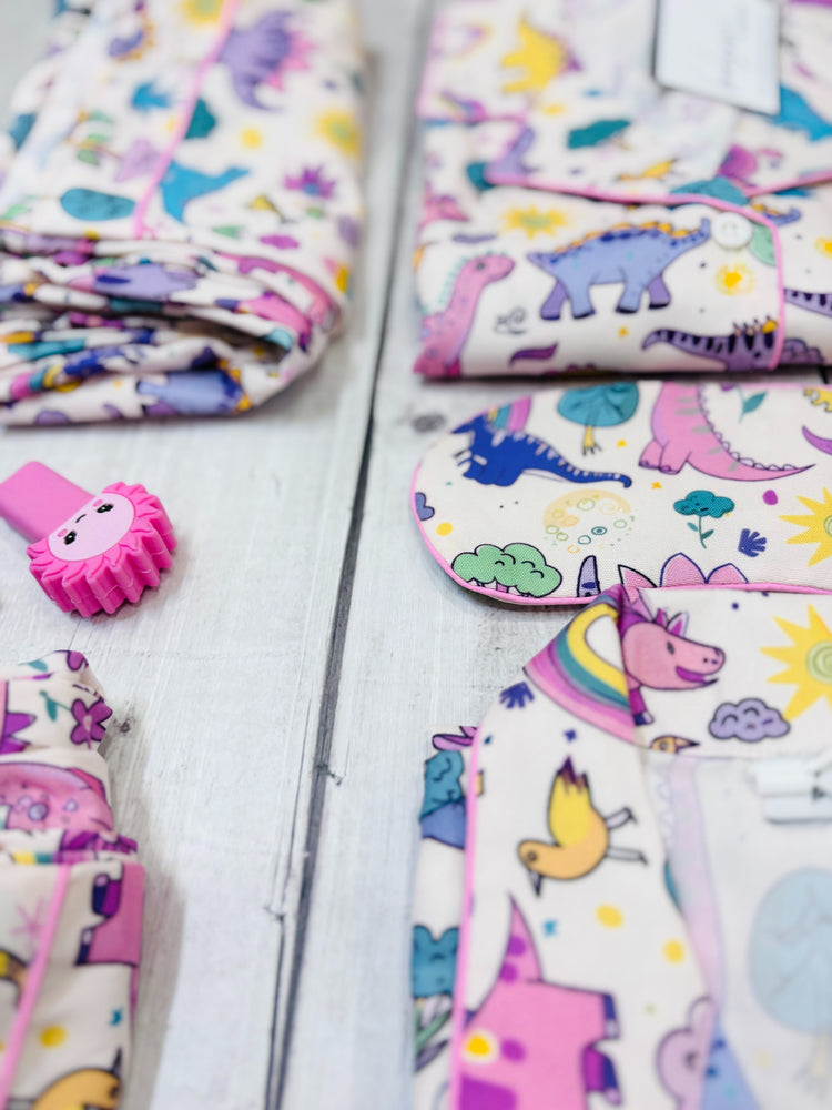 Load image into Gallery viewer, 5 Little Dino - Pajama Set Nightwear Set