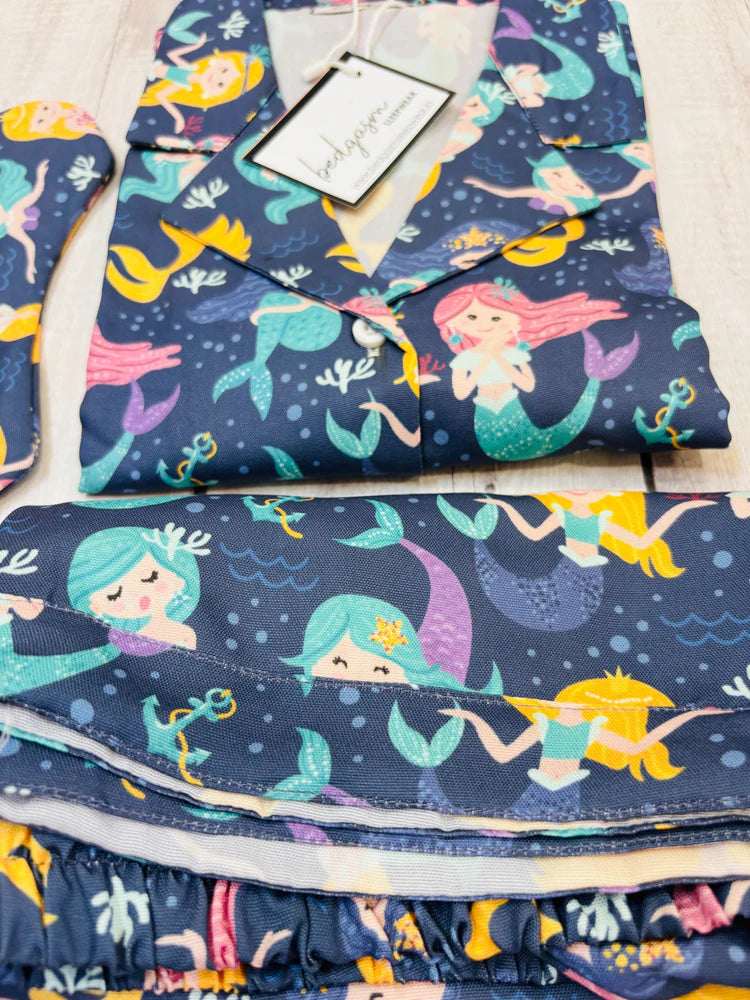 Load image into Gallery viewer, Mermaid Couple Nightwear Set