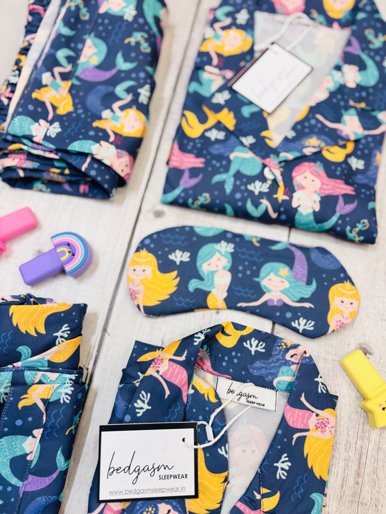 Load image into Gallery viewer, Mermaid - Pajama Set Nightwear Set