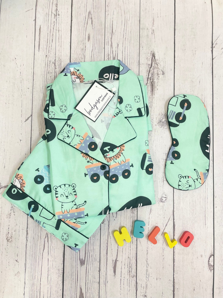 Load image into Gallery viewer, Hello Lion! Men Nightwear Set