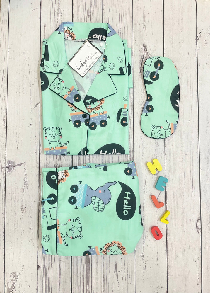 Load image into Gallery viewer, Hello Lion! Men Nightwear Set