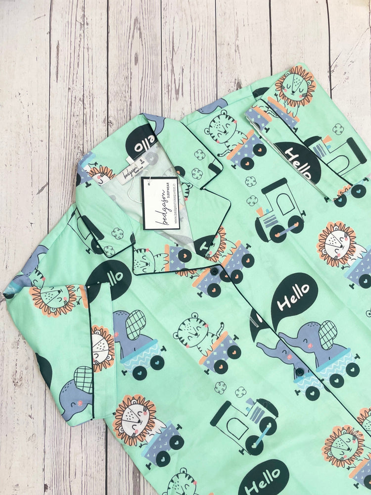 Load image into Gallery viewer, Hello Lion! Men Nightwear Set