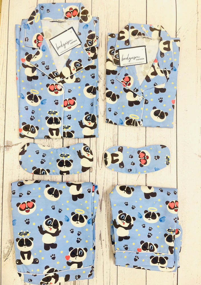 Load image into Gallery viewer, Baby Panda Couple Nightwear Set