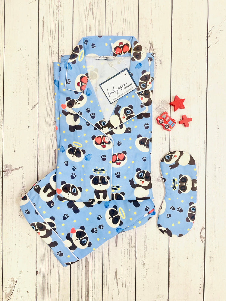 Load image into Gallery viewer, Baby Panda Couple Nightwear Set