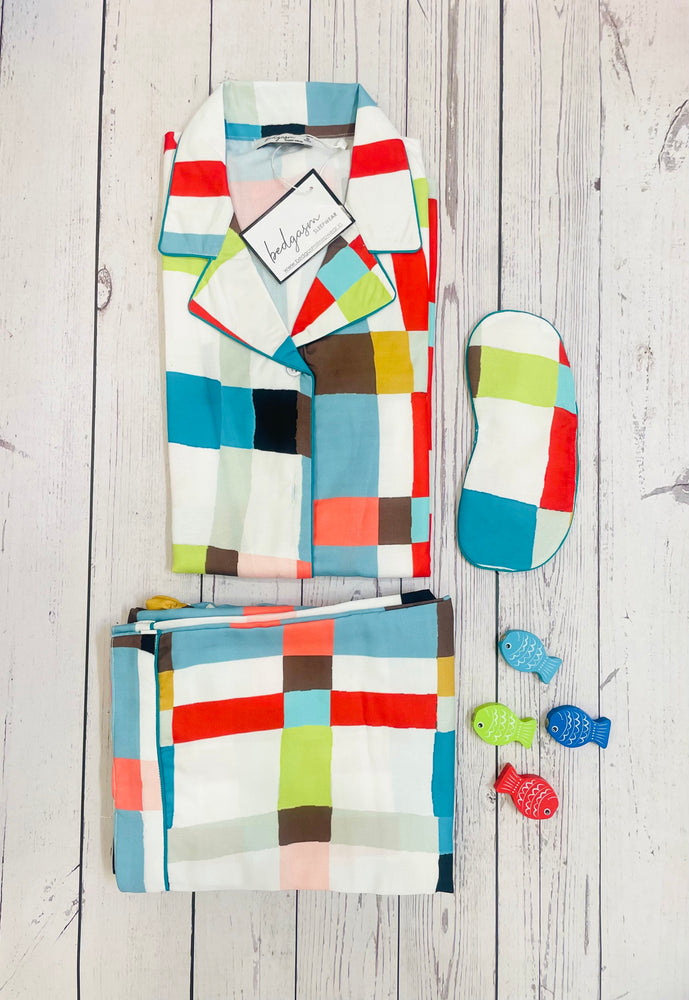 Load image into Gallery viewer, Checkers Nightwear Set