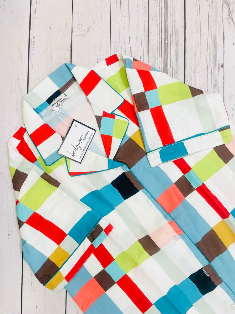 Load image into Gallery viewer, Checkers Nightwear Set