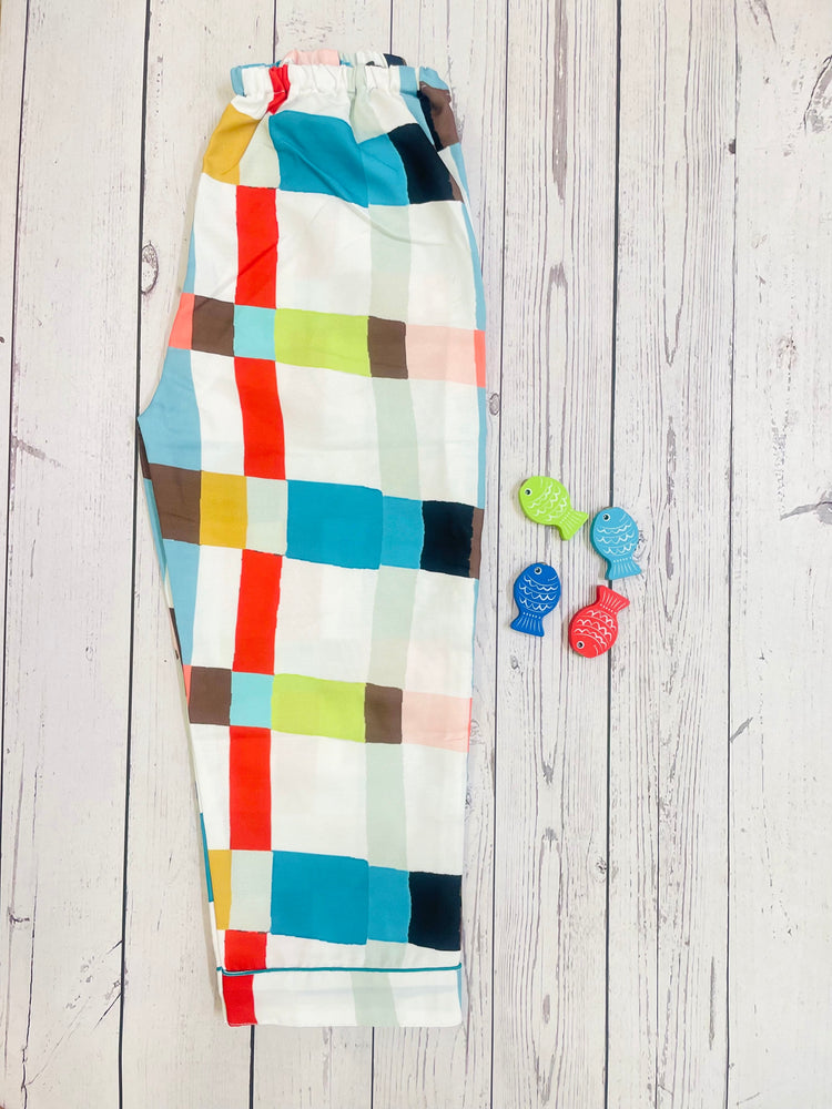 Load image into Gallery viewer, Checkers Kids Nightwear Set