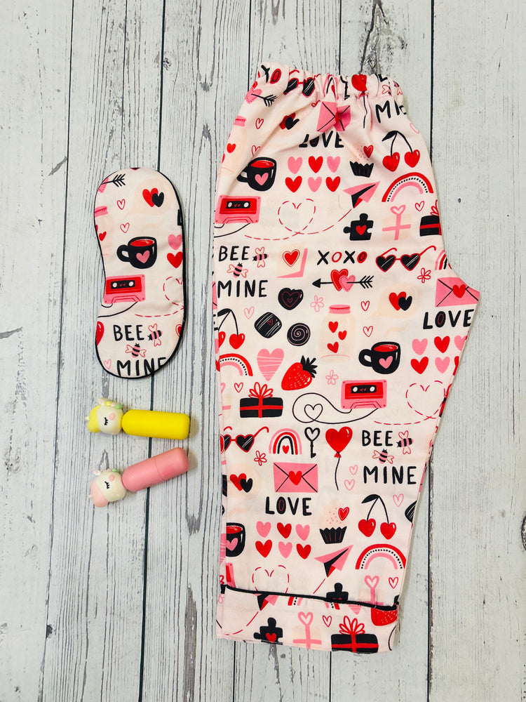 Load image into Gallery viewer, Bee Mine Kids Nightwear Set