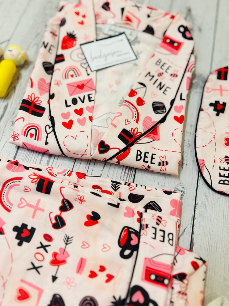 Load image into Gallery viewer, Bee Mine Nightwear Set