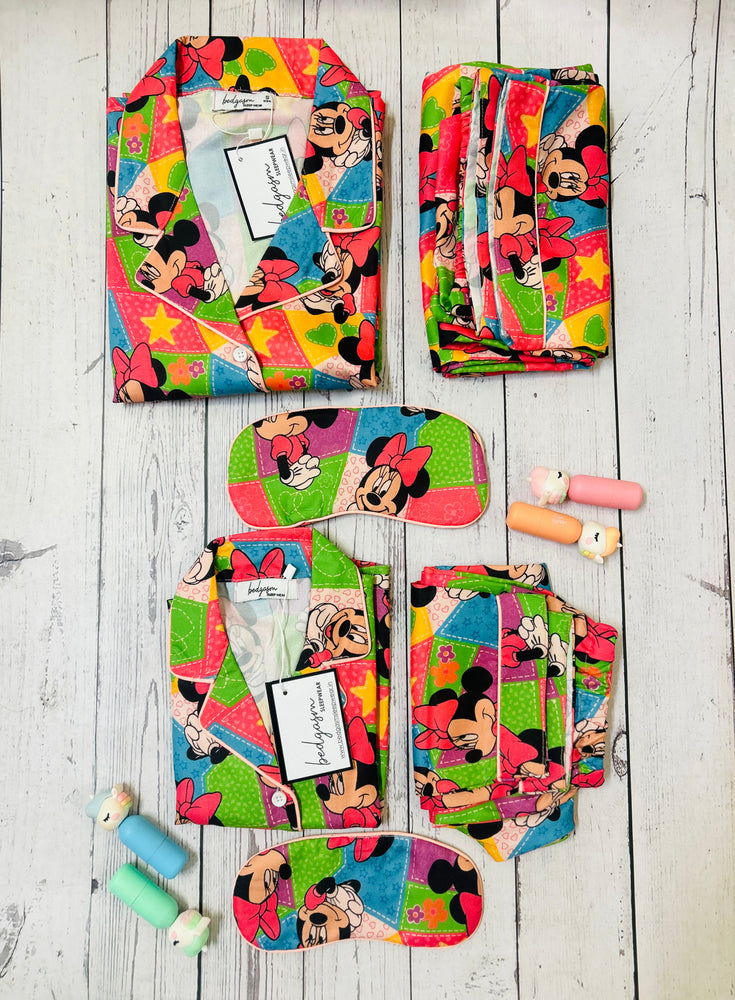 Load image into Gallery viewer, Minnie Minnie Pajama Set Nightwear Set