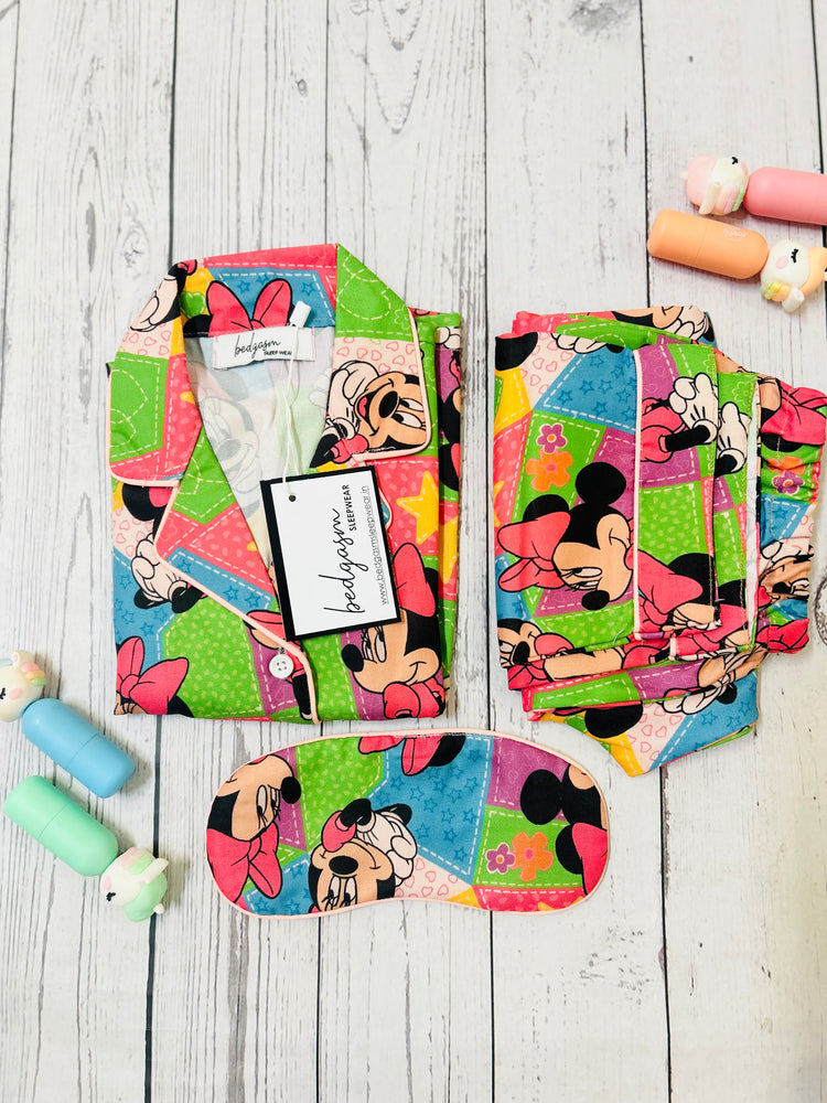 Load image into Gallery viewer, Minnie Minnie Pajama Set Nightwear Set