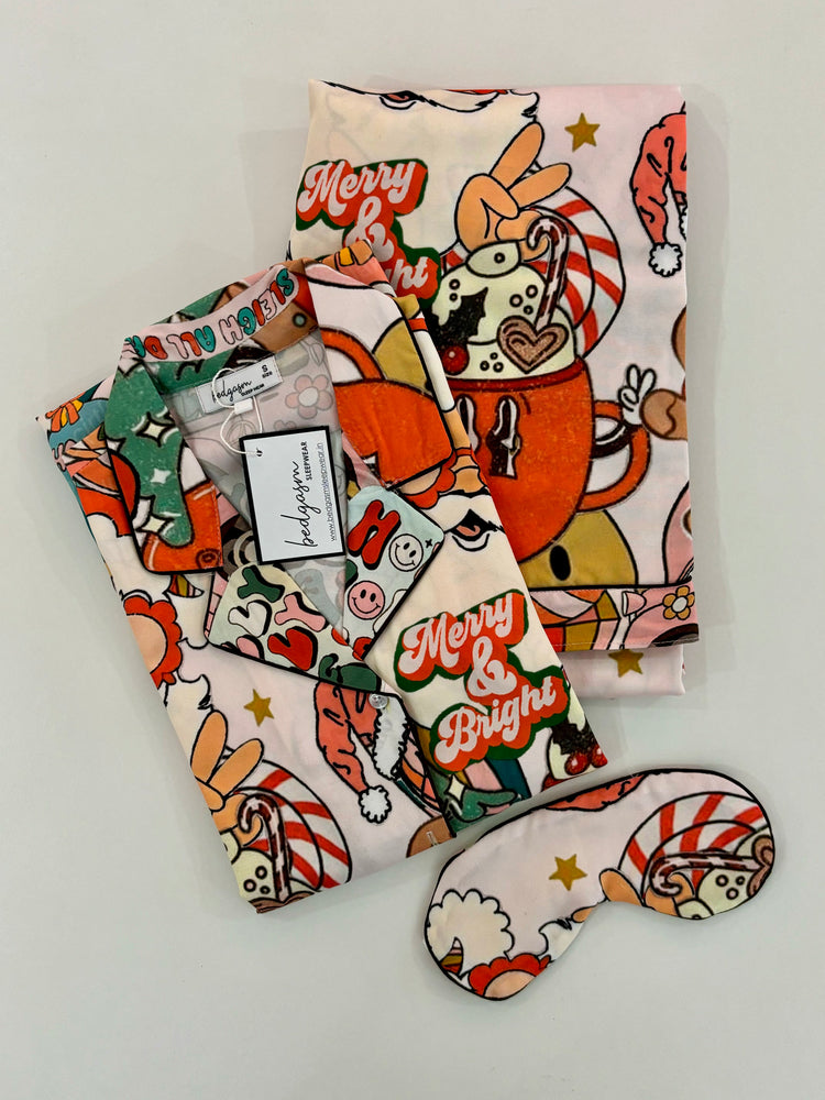 Load image into Gallery viewer, Festive Cheer Nightwear Set