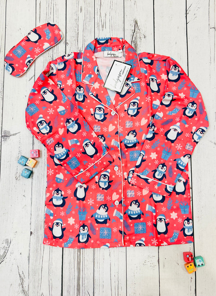 Load image into Gallery viewer, Snowy Day - Pajama Set Nightwear Set