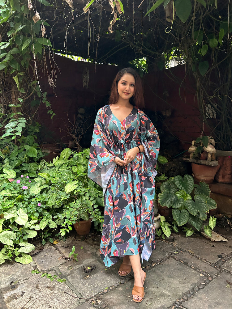 Load image into Gallery viewer, Bluebell kaftan gown