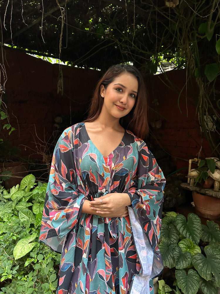 Load image into Gallery viewer, Bluebell kaftan gown