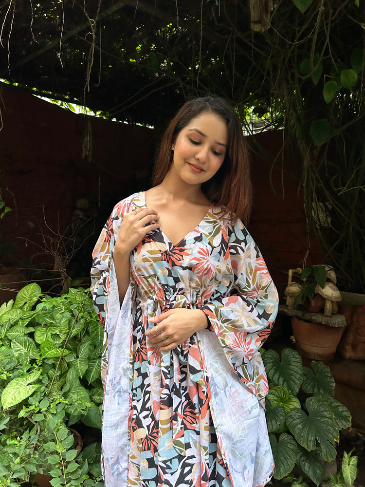 Load image into Gallery viewer, Poppy kaftan gown