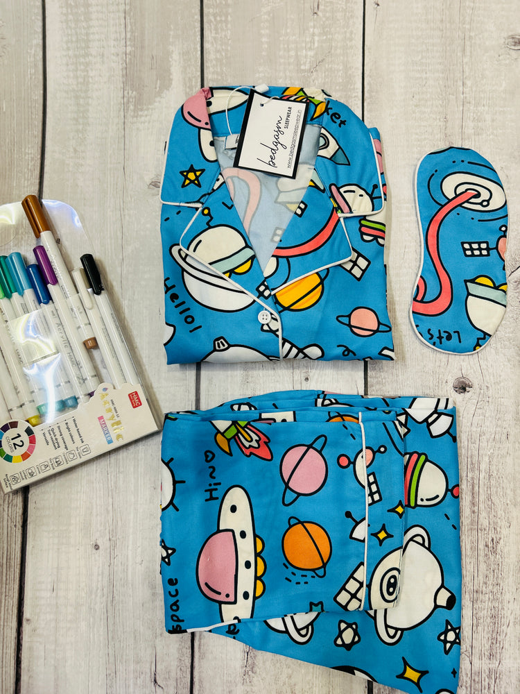 Load image into Gallery viewer, Rocket and Spaceship Kids Colour in Set