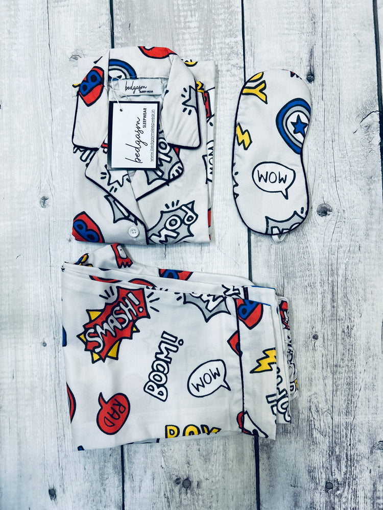 Load image into Gallery viewer, Smaaaaash! Kids Nightwear Set