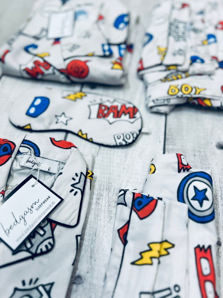 Load image into Gallery viewer, Smaaaaash! Pajama Set Nightwear Set