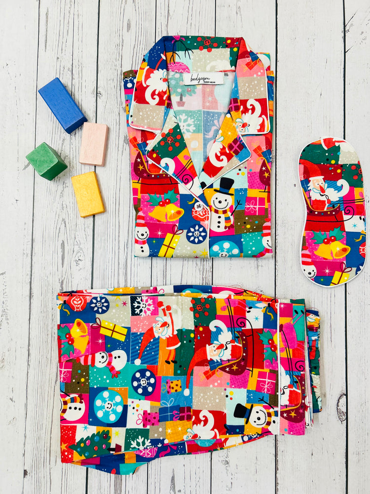 Load image into Gallery viewer, Jingle Bells Kids Nightwear Set