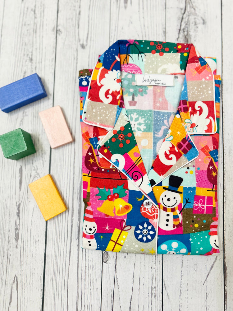 Load image into Gallery viewer, Jingle Bells Kids Nightwear Set