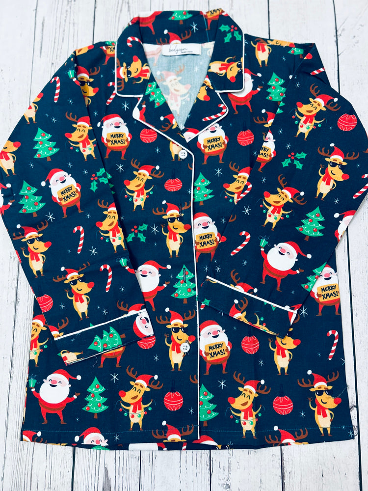 Load image into Gallery viewer, Dear Old Santa Couple Nightwear Set