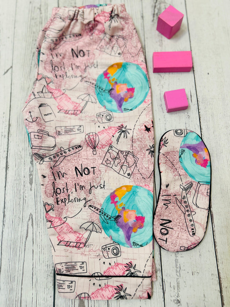 Load image into Gallery viewer, Wanderlust - Pajama set Nightwear Set