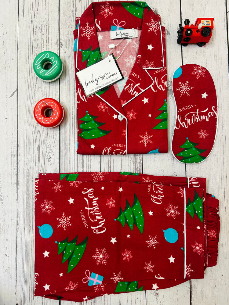 Load image into Gallery viewer, Merry Christmas Men Nightwear Set