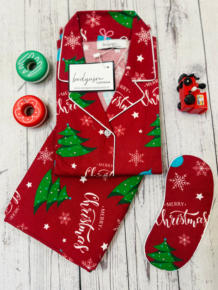 Load image into Gallery viewer, Merry Christmas Men Nightwear Set