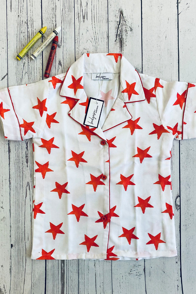 Load image into Gallery viewer, Red Star Kids Nightwear Set