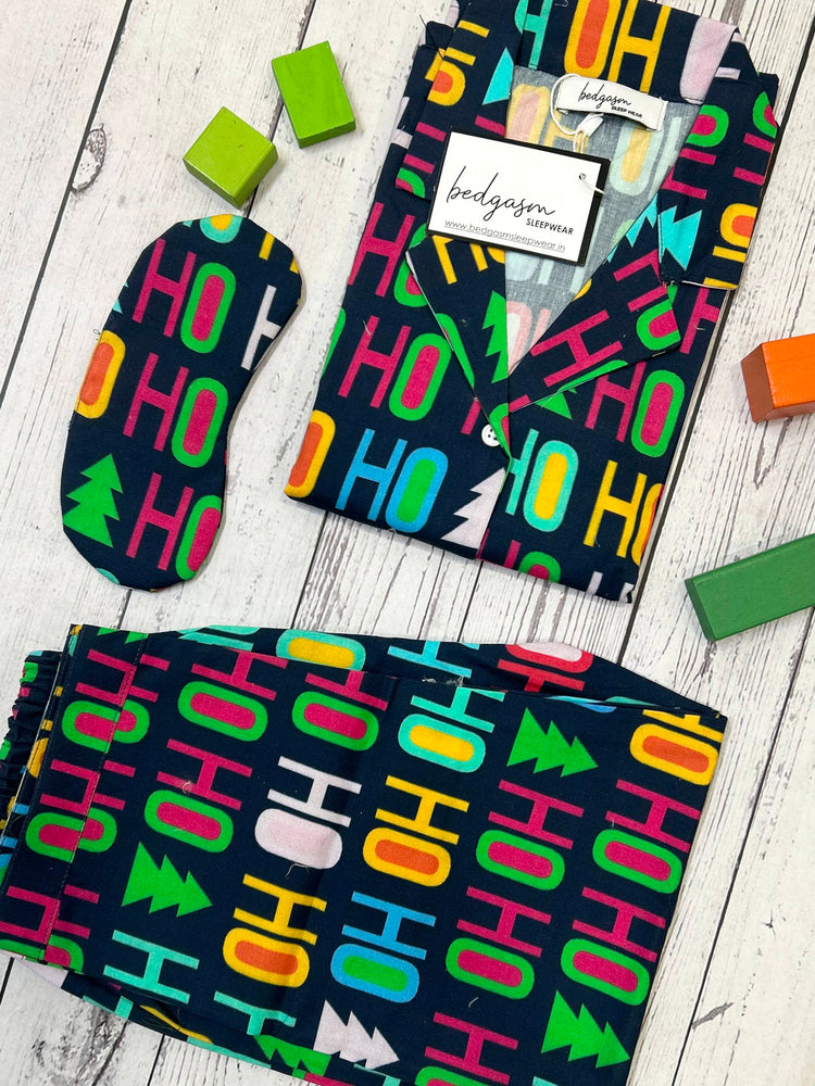 Load image into Gallery viewer, Ho Ho Ho Kids Nightwear Set