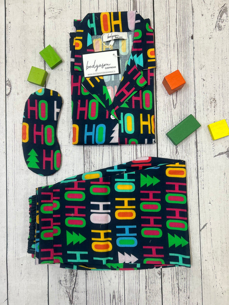 Load image into Gallery viewer, Ho Ho Ho Kids Nightwear Set