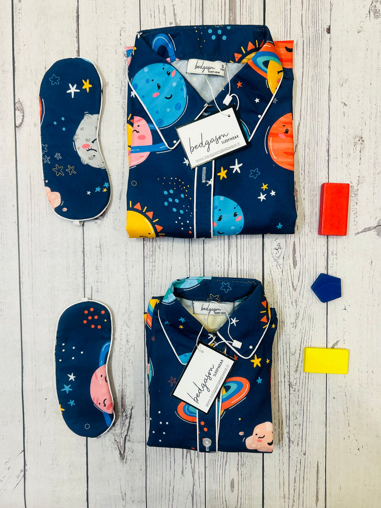 Load image into Gallery viewer, Solar System Kids Nightwear Set