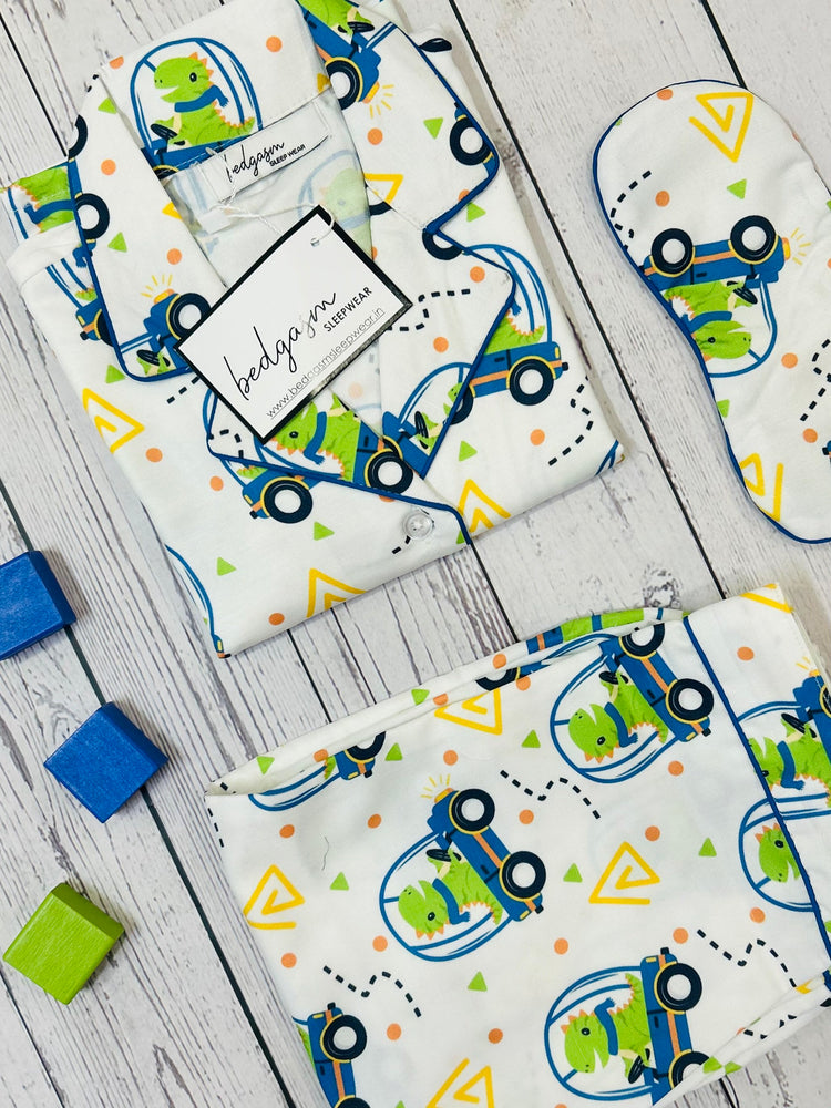 Load image into Gallery viewer, Baby T-rex Kids Nightwear Sets