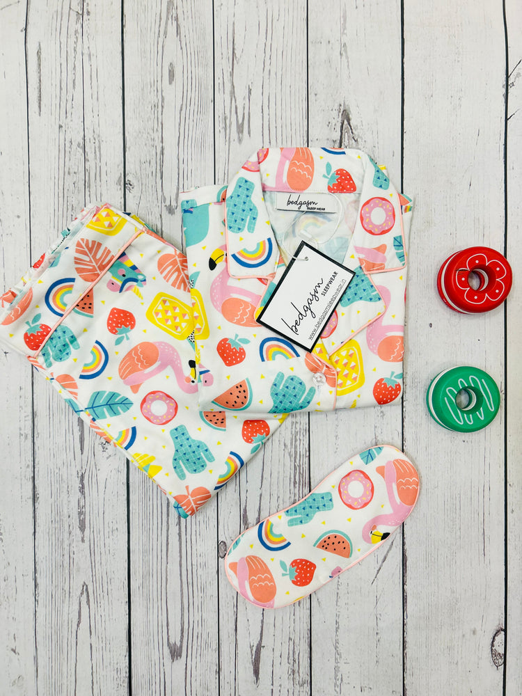 Load image into Gallery viewer, Summer Breeze Kids Nightwear Set