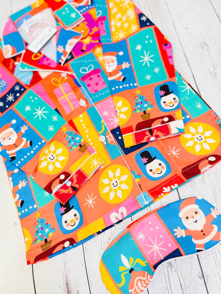 Load image into Gallery viewer, Santa Tell Me! Kids Nightwear Set