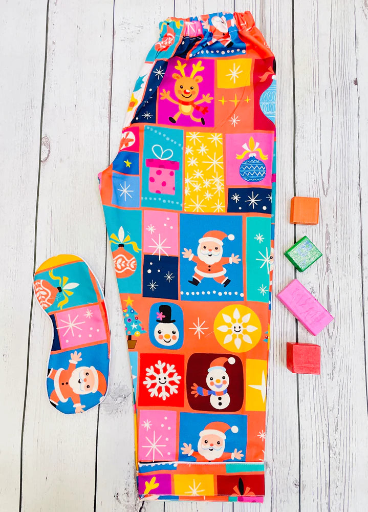 Load image into Gallery viewer, Santa Tell Me! Kids Nightwear Set