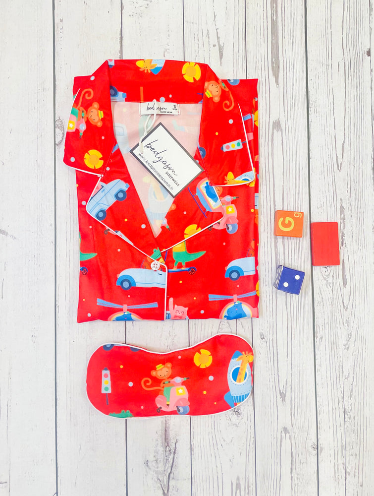 Load image into Gallery viewer, Chasing Cars Couple Nightwear Set