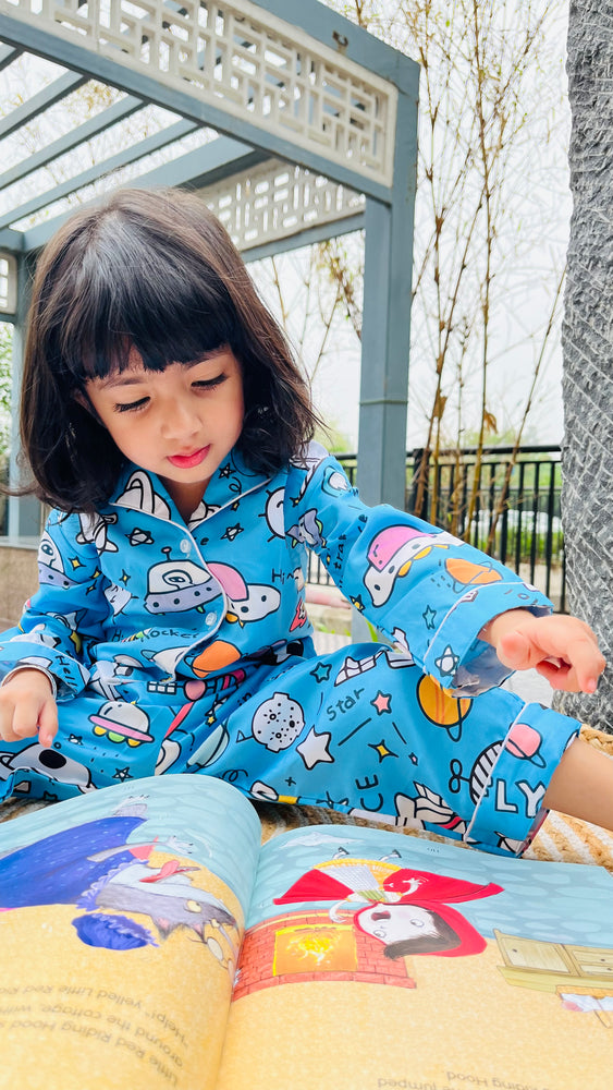Load image into Gallery viewer, Rocket and Spaceship Kids Colour in Set