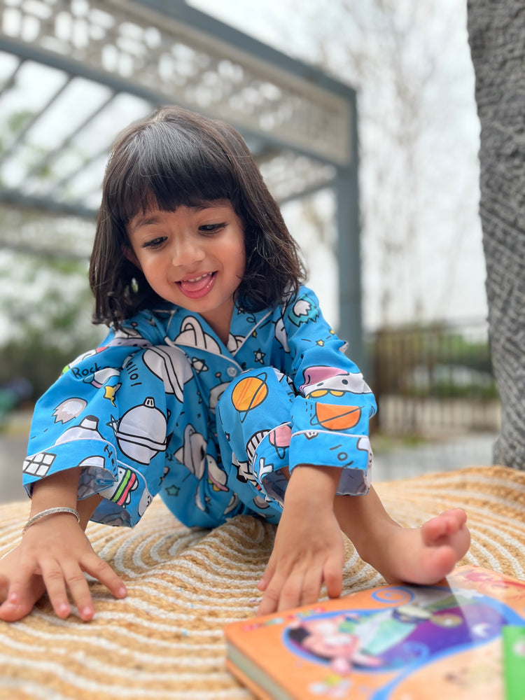 Load image into Gallery viewer, Rocket and Spaceship Kids Colour in Set