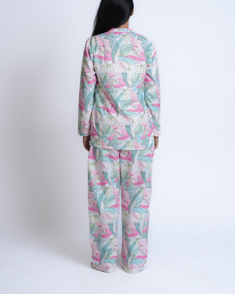 Load image into Gallery viewer, Paradise Petals - Pajama Set Nightwear Set