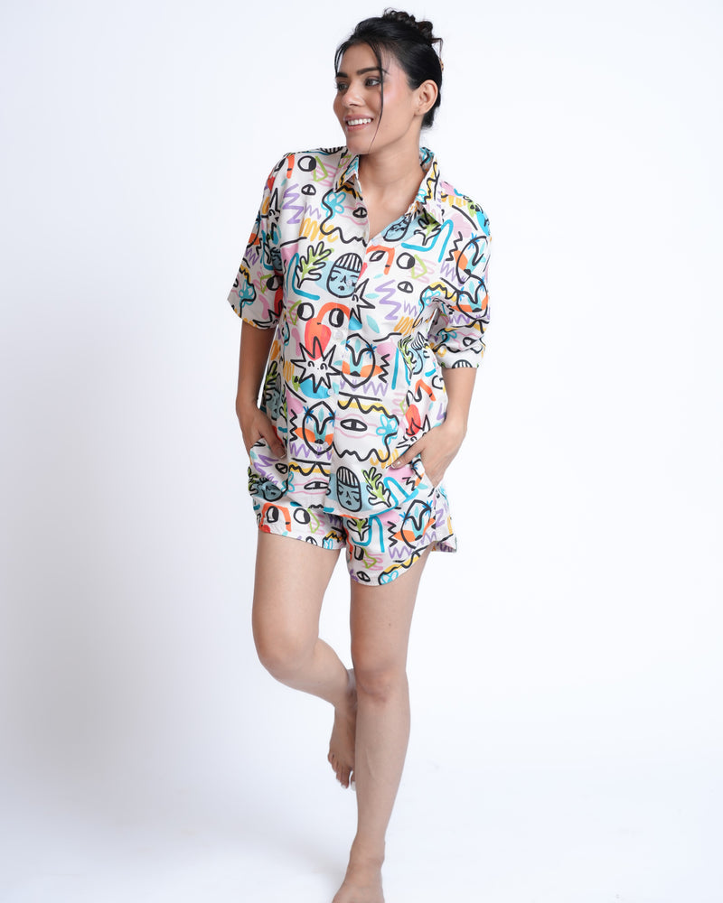 Load image into Gallery viewer, Boho Dream - Pajama Set Nightwear Set