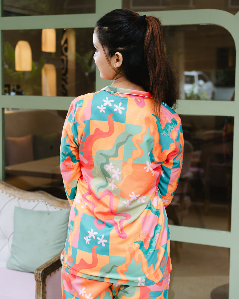 Load image into Gallery viewer, Apricot Nightwear Set