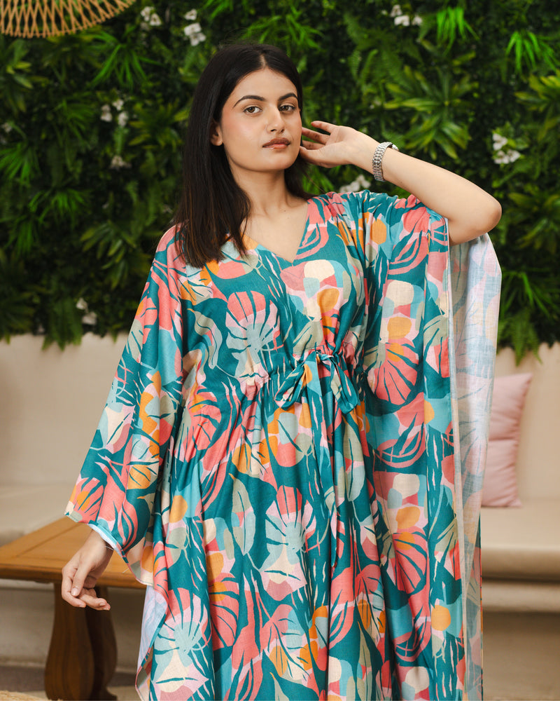 Load image into Gallery viewer, Maple kaftan gown