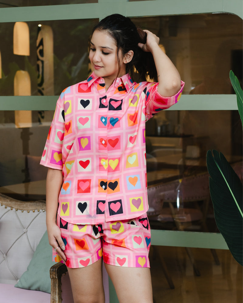 Load image into Gallery viewer, Taffy Pajama Set Nightwear Set