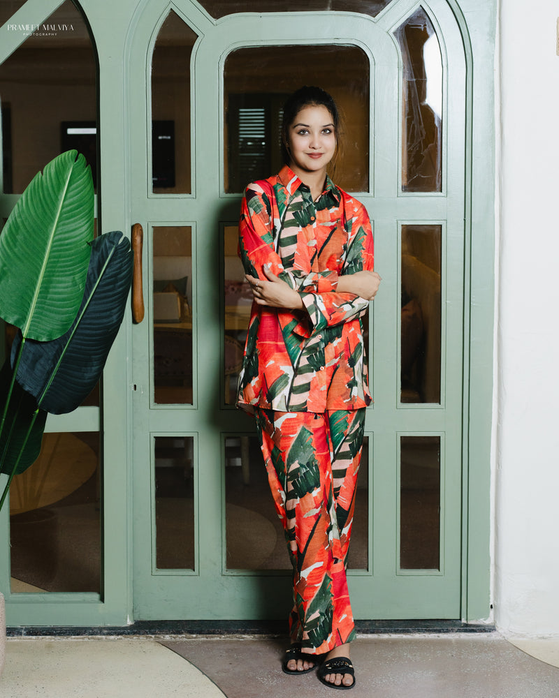 Load image into Gallery viewer, Tangerine Loungewear Set