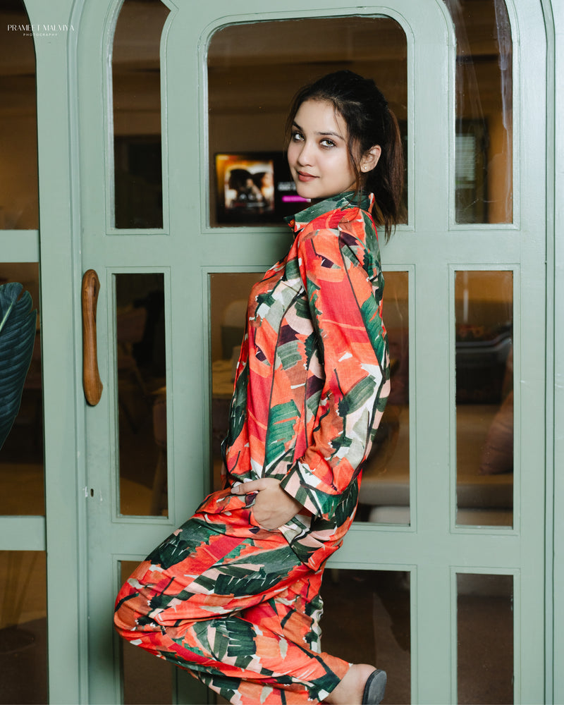 Load image into Gallery viewer, Tangerine Loungewear Set