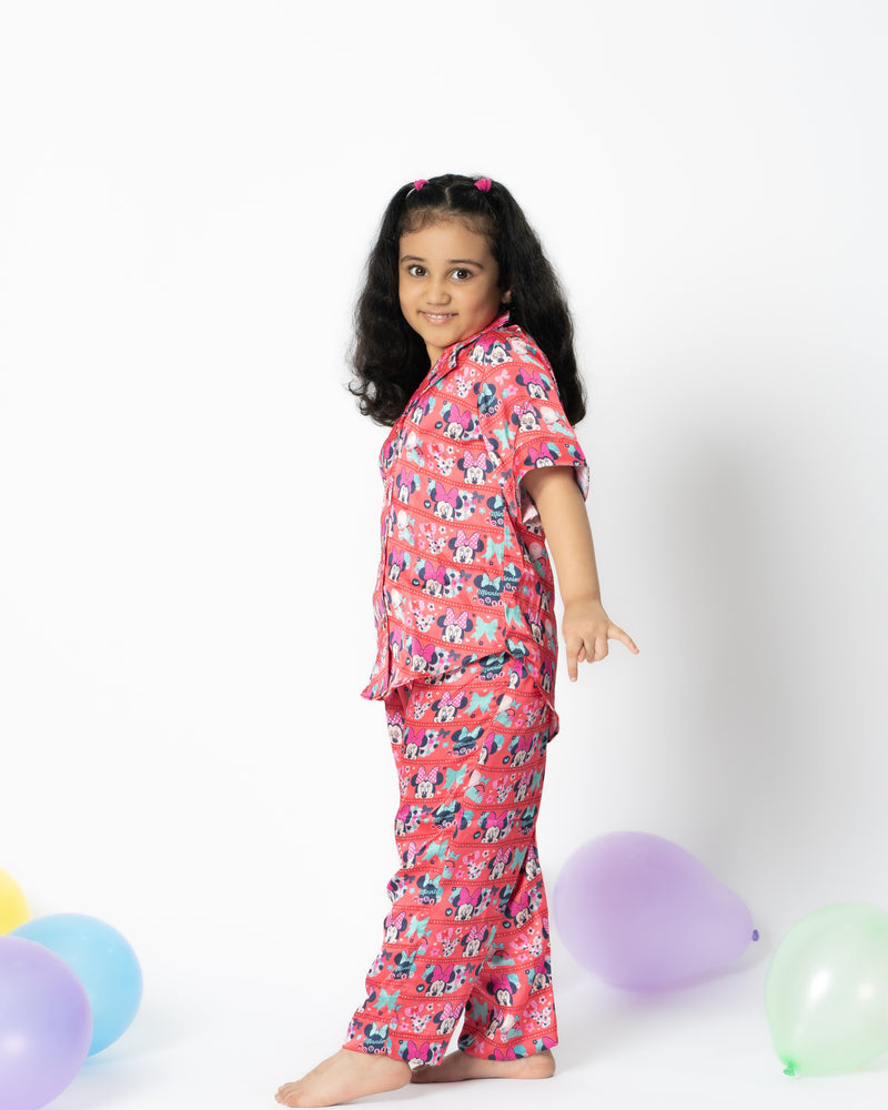 Load image into Gallery viewer, Paws & Play Kids Satin Nightwear Set
