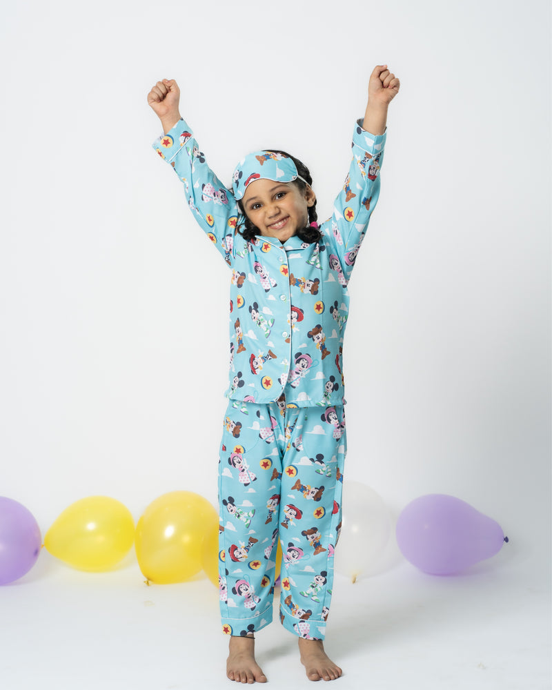 Load image into Gallery viewer, Toon Time Dreams Kids Nightwear Set