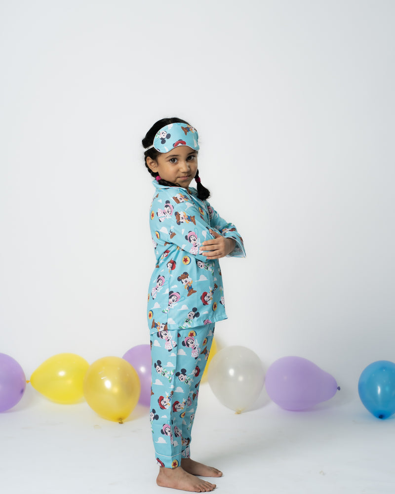 Load image into Gallery viewer, Toon Time Dreams Pajama set Nightwear Set